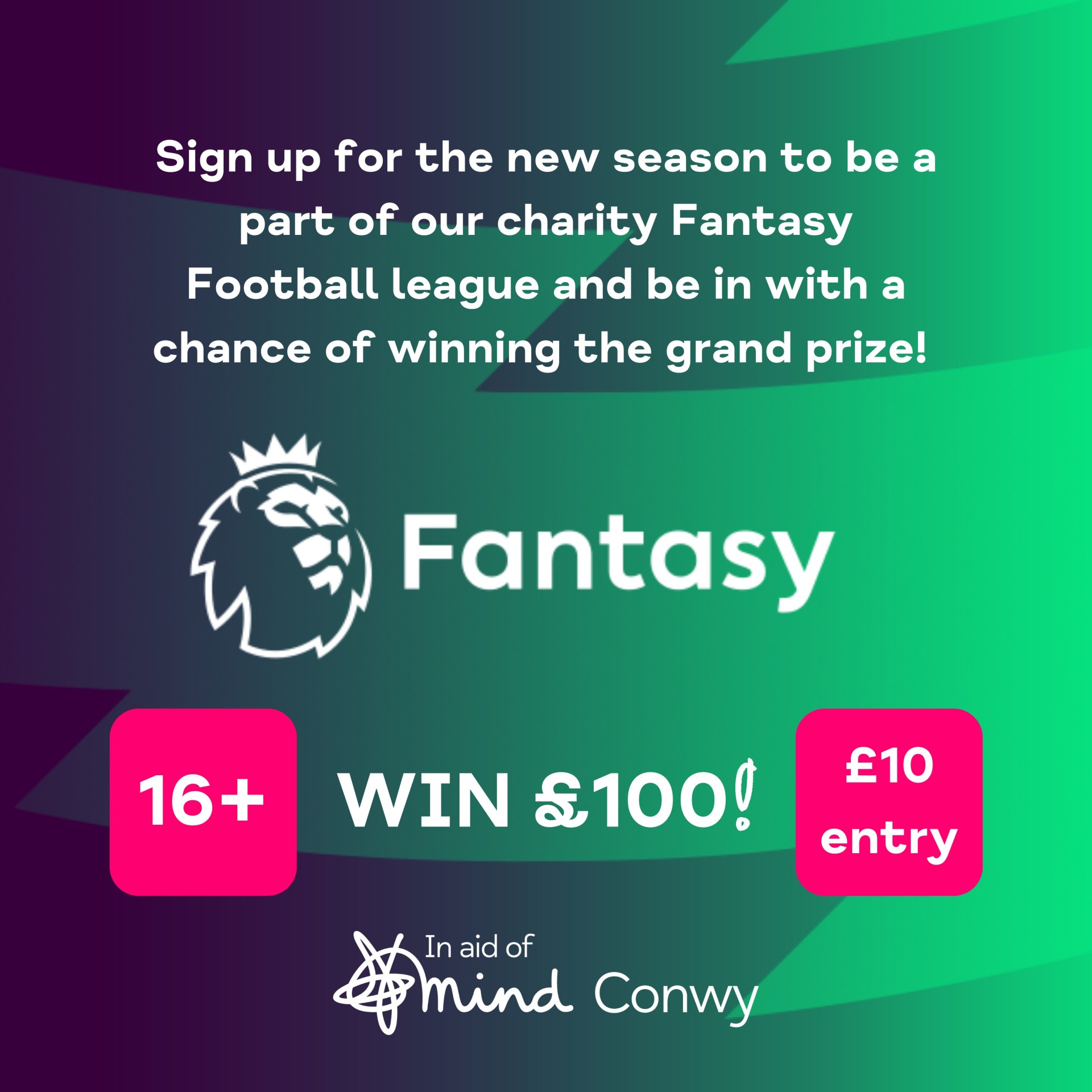 Join our Fantasy Football Fundraiser for the new season!